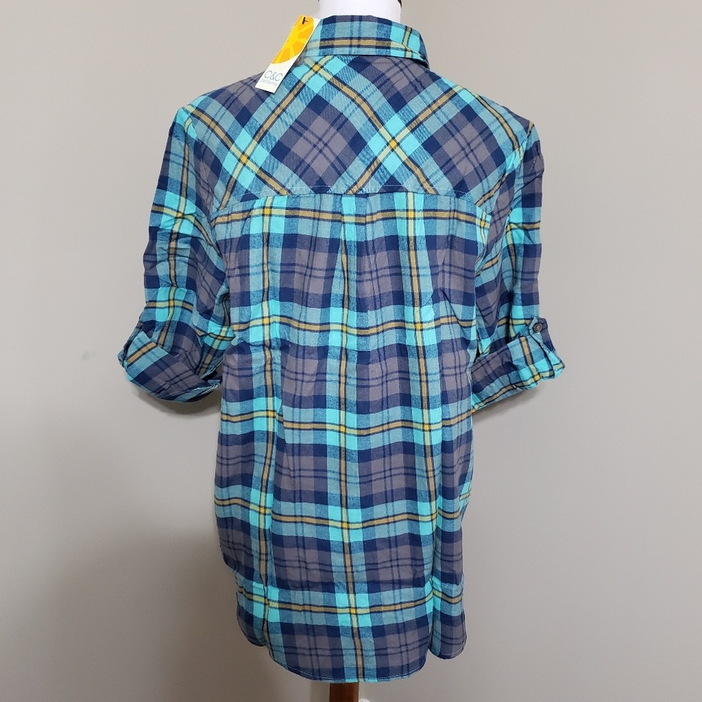 Plaid button down - Picture 2 of 3